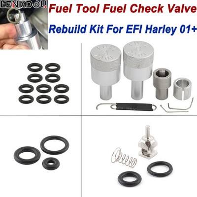 For EFI Harley 01+ Motorcycle Fuel Tool Fuel Check Valve Rebuild Kit O Ring Kit