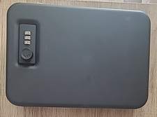 Amazon Basics Portable Security Case Large Lock Box  Combination Lock 457