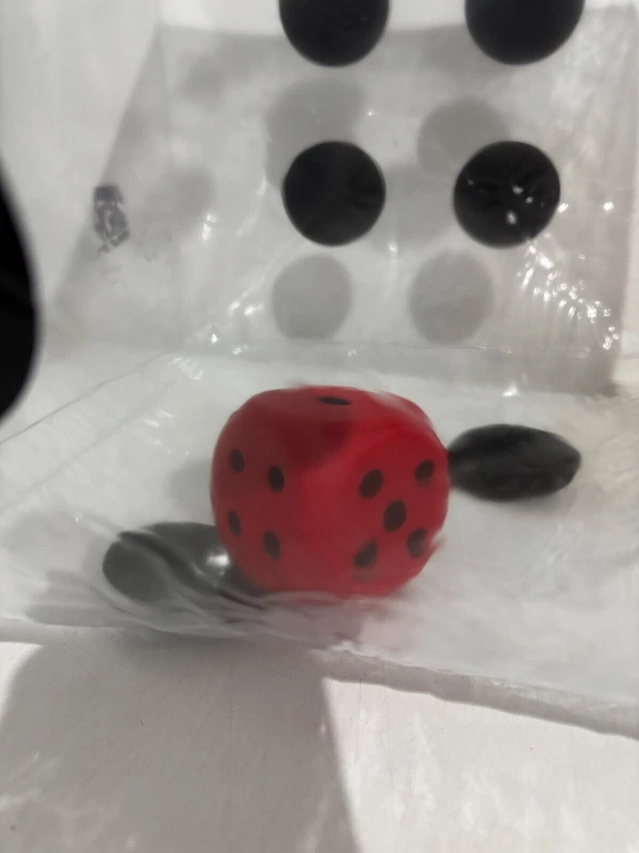 Giant Dice in Dice 30cm Inflatable Cube with Inner Foam Dice Maths Game SEN Toy - Image 2 of 4