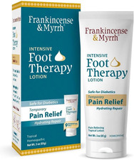 Frankincense and Myrrh Foot Pain Relief Cream - Intensive Foot Therapy Lotion -