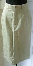 90's GAP Tan Front Closure Cotton Long Khaki Skirt 2