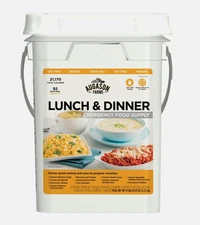 Augason Farms Lunch and Dinner Variety Pail Emergency Food Supply 4-Gallon Pail
