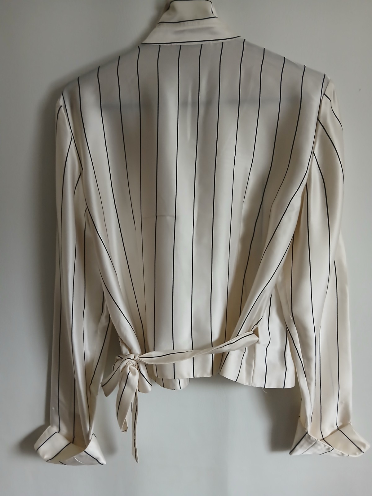 Patrick Christopher Cream With Black Stripes 100%… - image 6