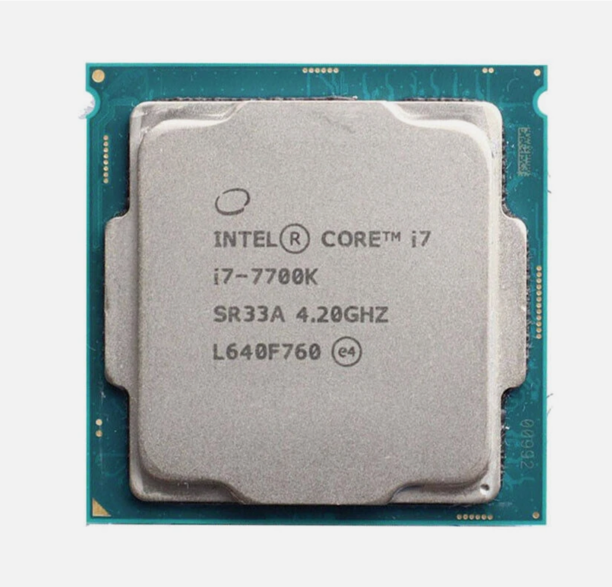 7th Gen Intel Core i7-7700K LGA 1151 CPU 4.5 GHz Quad Cores