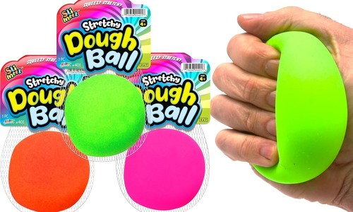Durable 24-Pack Soft Dough Stress Balls - Multi-Purpose Therapy & Fidget Toys - Picture 3 of 11