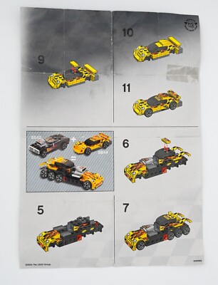 LEGO 8644 Racers: Street Maniac Complete with Instructions and