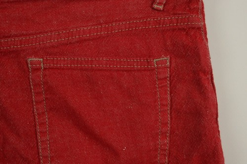 Jean conique régulier ISABEL en ligne MARANT ETOILE denim rouge taille : 38 / W28