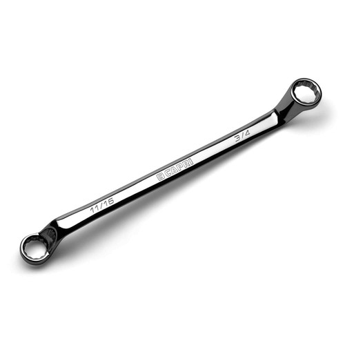 11/16 x 3/4 in. 75-Degree Deep Offset Double Box End Wrench