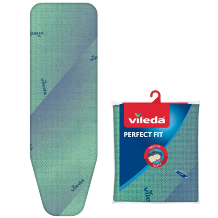 Copriasse Da Stiro Vileda - Telo Universale In Cotone, Con Elastico, 122x42 Cm - Foto 4