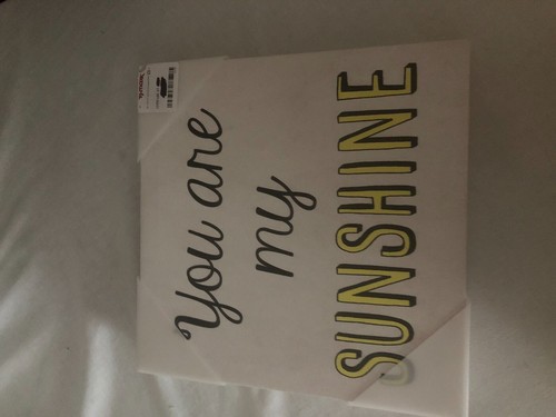 WALL PLAQUE "YOU ARE MY SUNSHINE" 10 X 10 COPPY LOUISE CAREY - Picture 2 of 5