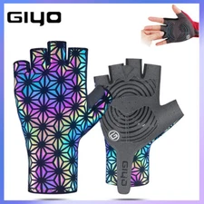 Giyo Short Cycling Gloves Fingerless Gloves Anti-slip Bicycle Half Finger Mitten