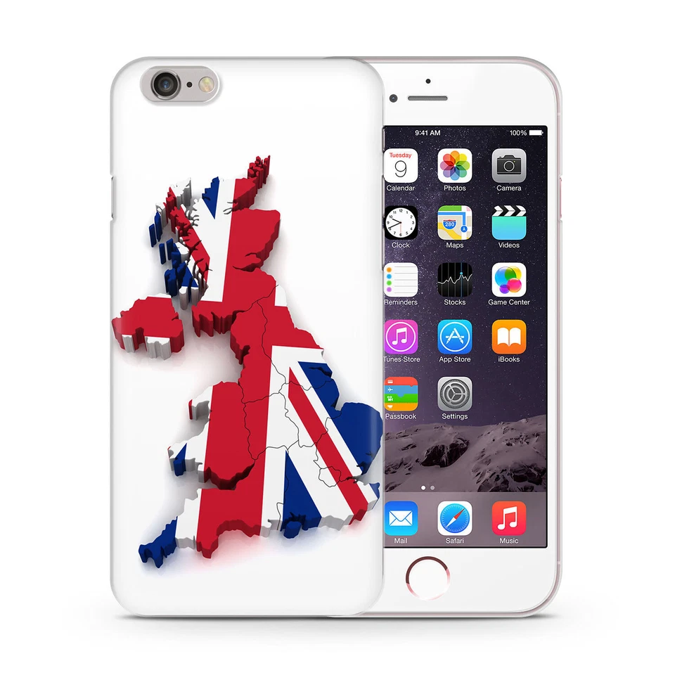 Funda con bandera de Reino Unido Londres Gran Bretaña para Apple iPhone 6 7 8 11 12 13 14 Foto 3 de 4