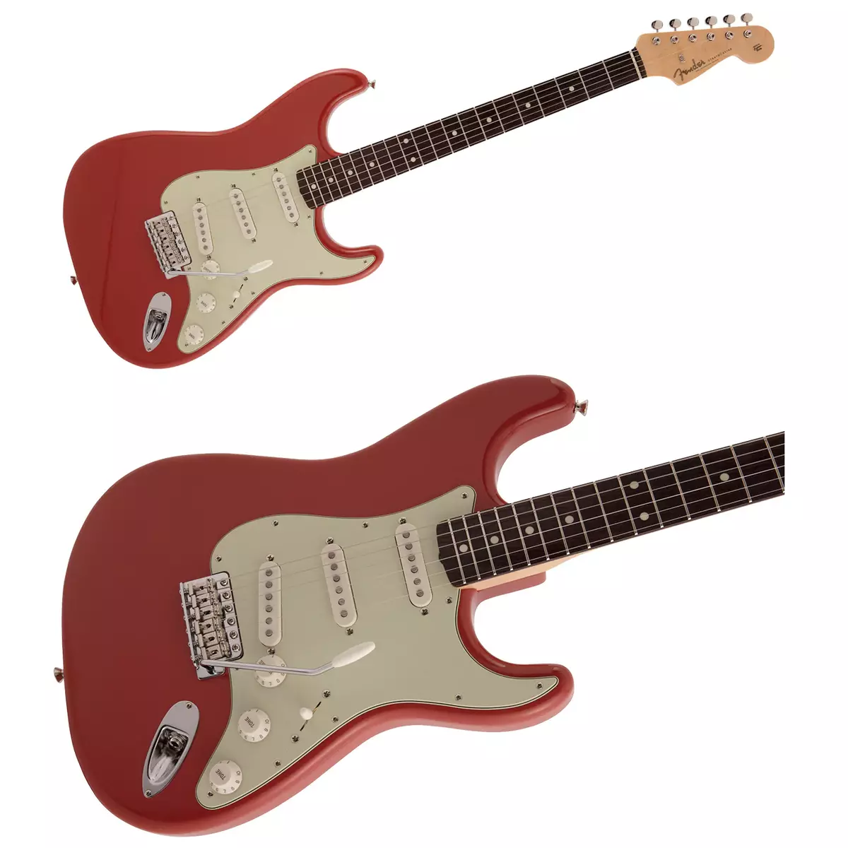 Fender Made in Japan Traditional 60s Stratocaster Fiesta Red Electric Guitar