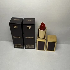 2x Tom Ford Lip Color Lipstick 16 SCARLET ROUGE Mini .03 oz / 1 g NIB FREE SHIP!