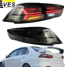 2PCS For 2008-2017 Mitsubishi Lancer EVO X LED Tail Lights Upgrad w/Sequential