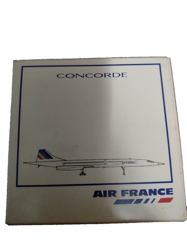 MAQUETTE AVION BOEING 747-400 Air France SCHABAK 1990 Concorde HERPA