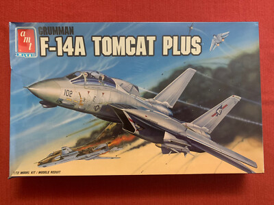 NEW Sealed 1:72 Scale Grumman F-14A Tomcat Plus AMT/ERTL    8827