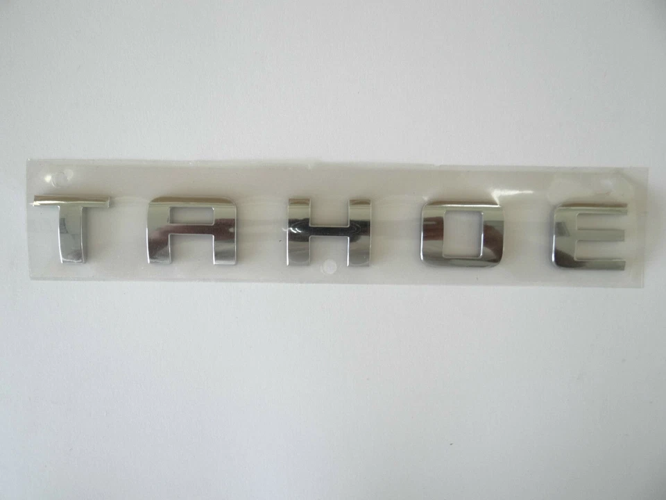 OEM Front Door Tailgate Tahoe Emblem Chrome Badge 07-2020 Chevrolet 15825693 Foto 2 de 4