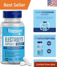 Convenient Unflavored Electrolyte Capsules - 100 Count for High Sodium Diets