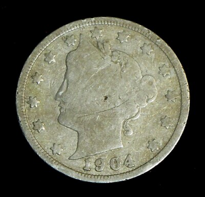 1904 Liberty ''V'' Nickel FREE SHIPPING (B265)