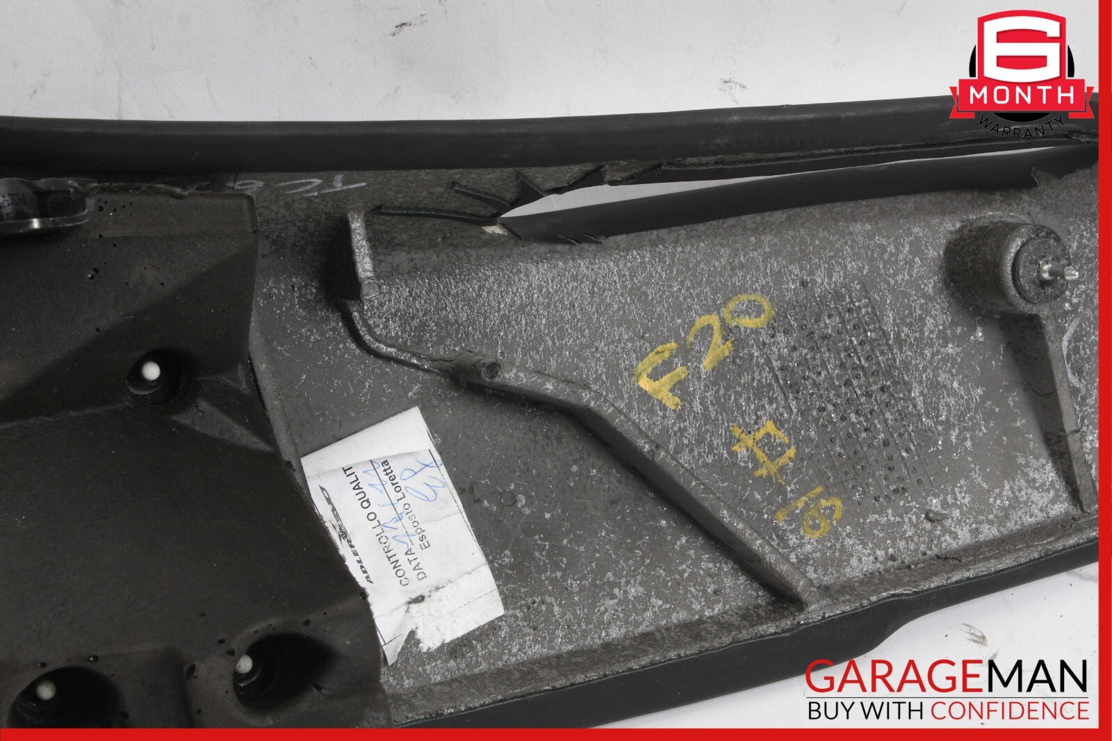 15-18 Ferrari California T Rear Left Driver Side Upper Trim Cover Panel Black
