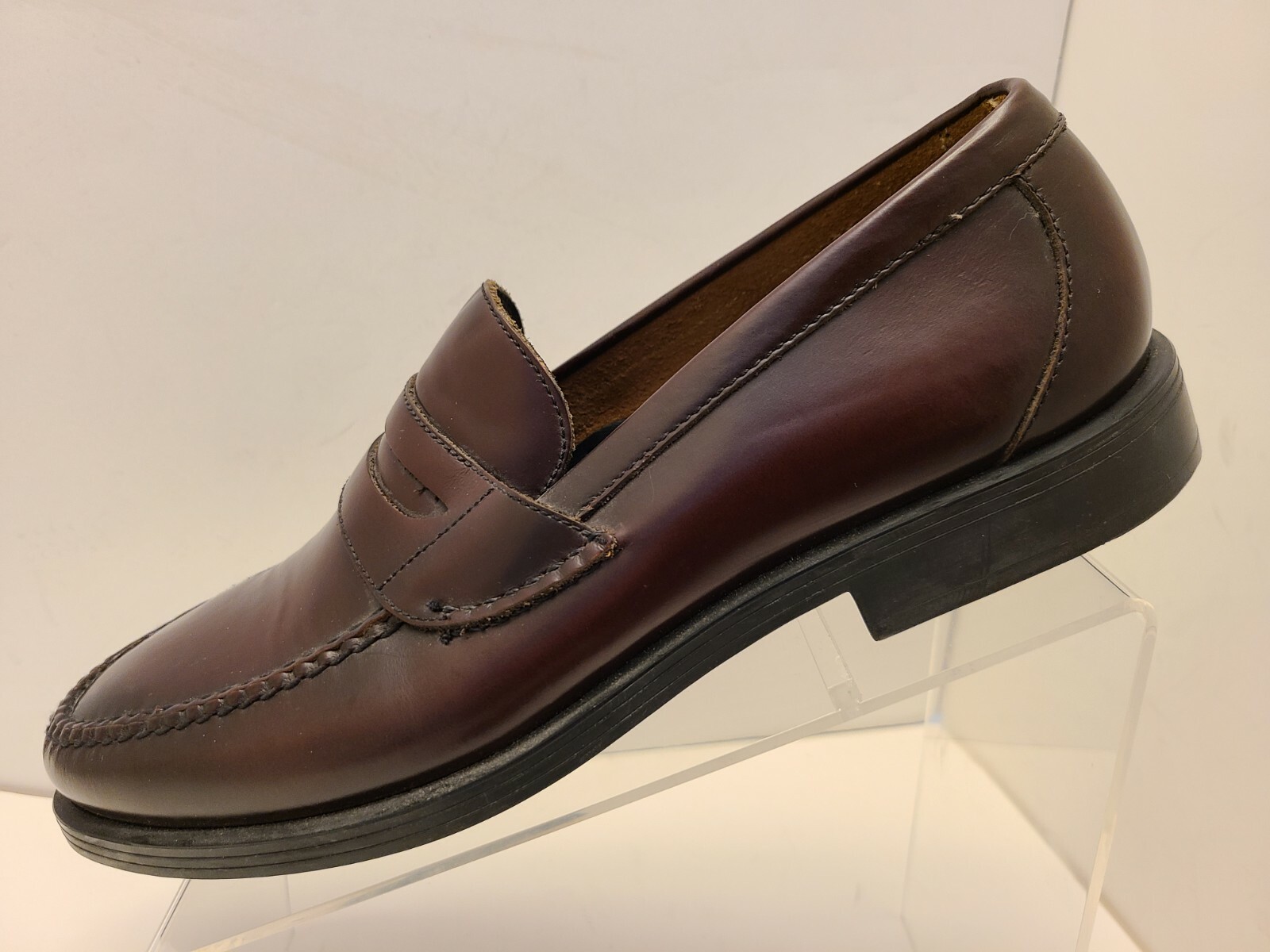 BASS EXPRESS Brown Burgundy Leather 