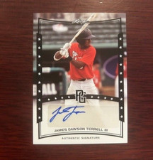 2014 Leaf Perfect Game  JAMES DAWSON TERRELL  Certified Autographed Card