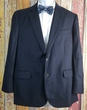 Brooks Brothers 1818 Madison Men's Dark Blue Wool Sport Coat Jacket 45R