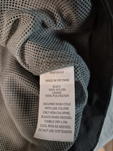 Alpine Design Mens All Day Rain Jacket Size Large Black/Dark Charcoal Outdoors - Picture 6 of 8
