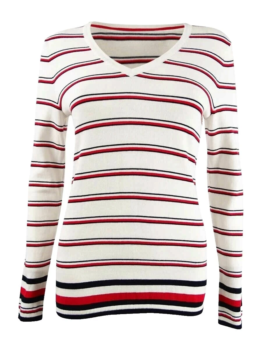Suéteres de Rayas de Acrílico Tommy Hilfiger para Mujeres