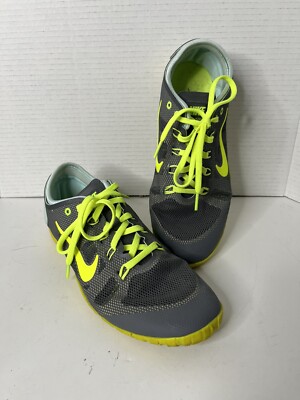 Nike Free Run Bionic 599269-003 Running Training Shoes Grey/Volt Women Size 9.5
