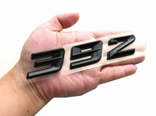 1x  New 392 Emblem Fender Badge Letter Nameplate with 392 Car Truck-Black