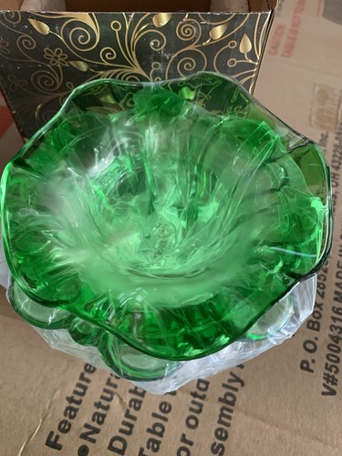 Electric Glass Plug-in Fragrance Lamp/Oil Burner/Wax Warmer/Night Light Green #2 - Picture 3 of 5