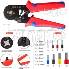 0.25-10mm Self Adjusting Crimping Tool Wire Terminal End Sleeves Crimper Pliers