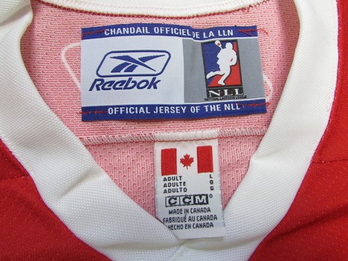 CAMISETA REEBOK BOSTON BLAZERS NLL ROJA LACROSSE TALLA GRANDE - Imagen 3 de 3
