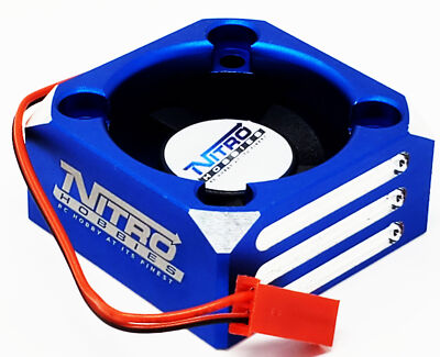 #ad Nitro Hobbies 30mm Aluminum Case Cyclone Cooling Turbo Fan 28000 RPM Blue $14.95