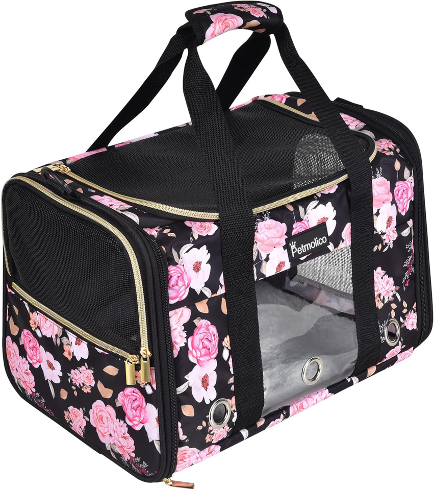 Cat Carrier Dog Carrier, Airline Approved Soft Pet Travel Carrier with