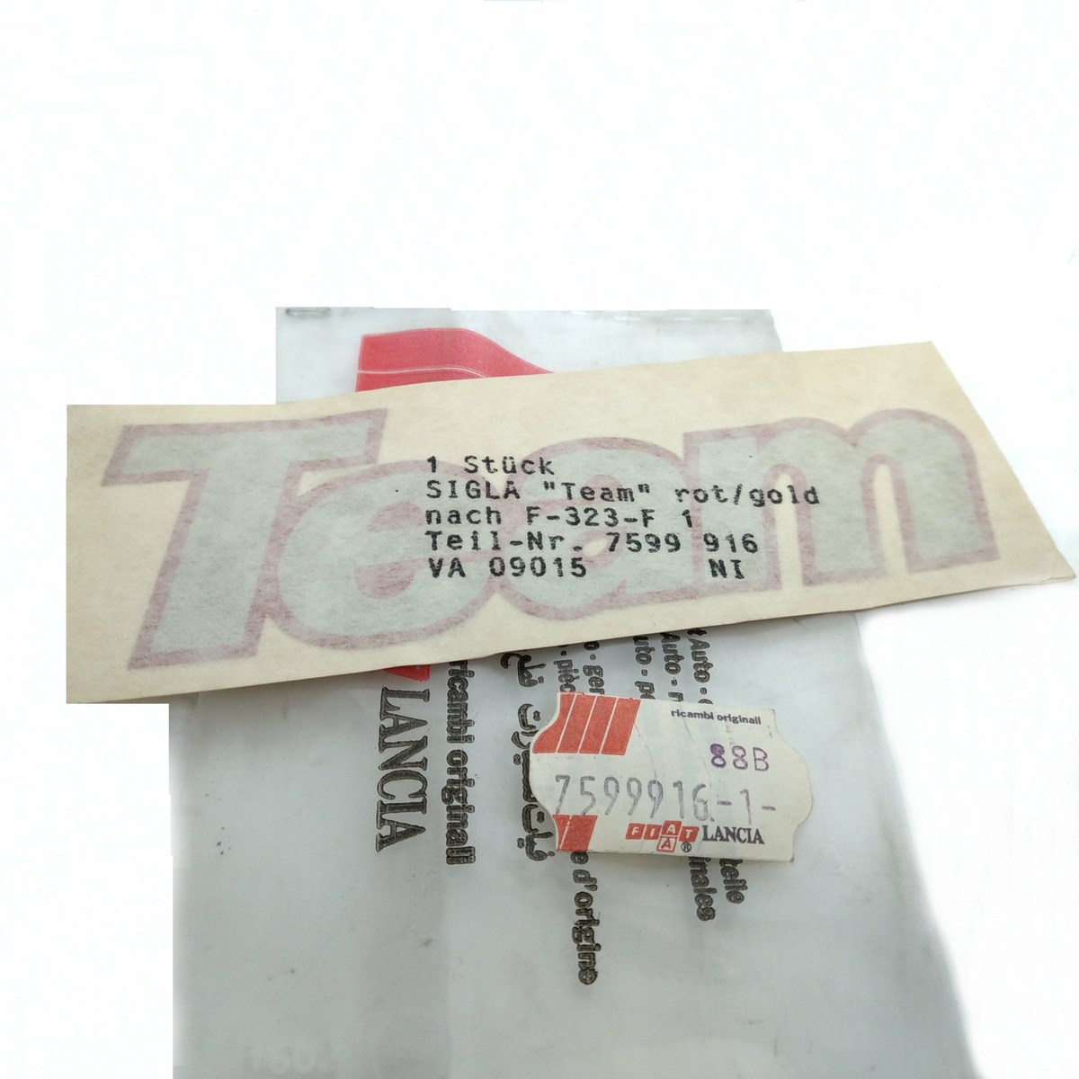 Logo Initialen Modell Rot/Grau Hinten Fiat Ritmo logo-initialen-modell-rot-grau-hinten-fiat-ritmo-team-original-7599916-ebay