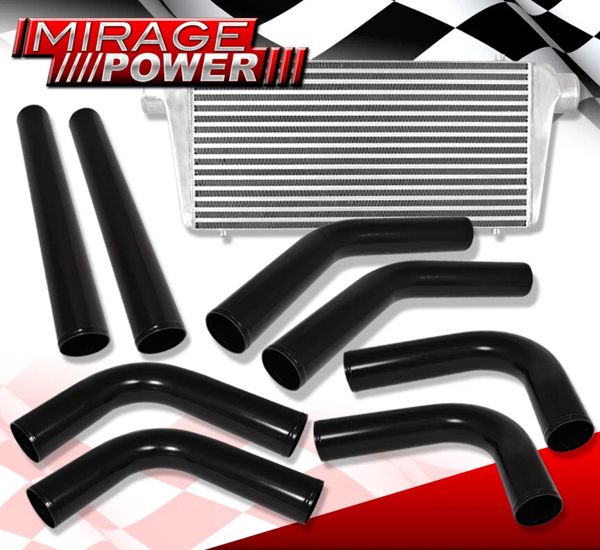 Bar & Plate Front Mount Intercooler Fmic   U-Pipe Piping Kit  Silicone Coupler Foto 2 de 4