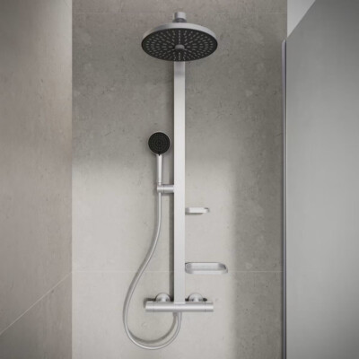 Ideal Standard Alu+ Duschsystem mit Ceratherm Brausethermostat