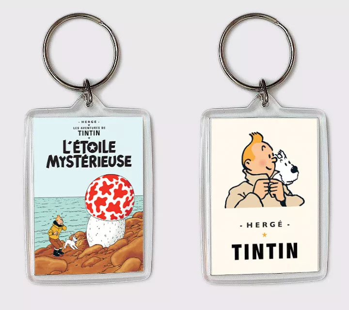 Tintin L Etoile Mysterieuse Keychain Keyring eBay