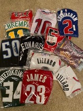 🔥Misc.Autographed Basketball Jerseys (w/COA).  L. James, Giannis, ..MORE🔥