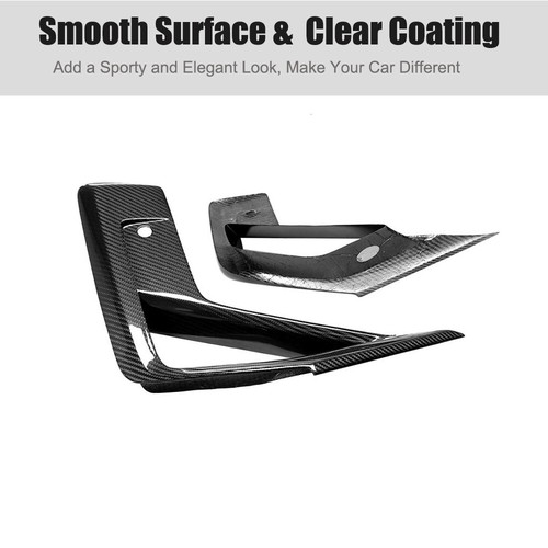Dry Carbon Fiber Front Bumper Air Vent Covers for BMW X3M F97 X4M F98 2020-2025 - Picture 8 of 11
