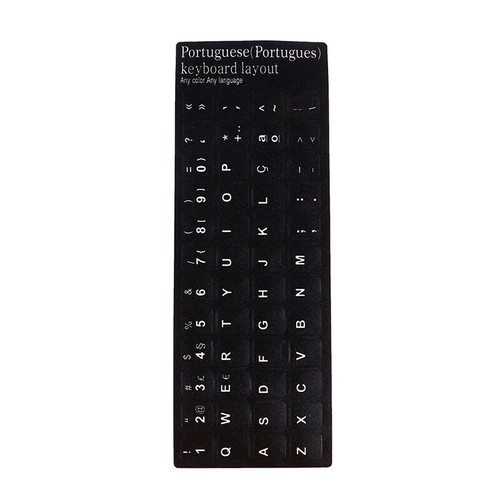 18x6.5cm Hebrew Russian Portuguese Spanish Sweden Keyboard Layout Stick-tz - Photo 10/17