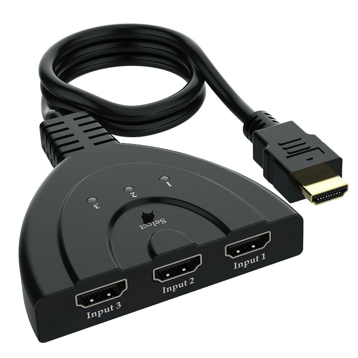 3x1 In Out 3 Port 1080P HDTV PS4 Xbox HDCP 3D HDMI Switch Hub Splitter Adapter eBay