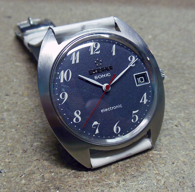 ETERNA WATCH cs.Stahl Uhr 2 Stück - SONIC - electronic - '70- 38mm