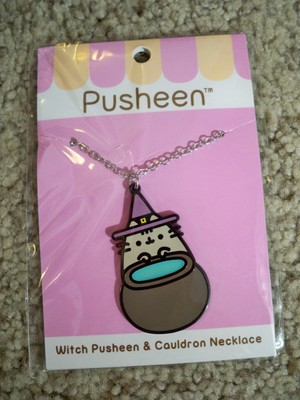 PUSHEEN HALLOWEEN WITCH CAULDRON NECKLACE NEW | eBay