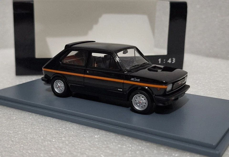 WOW Fiat 127 Sport 70 HP 1979 Negro Naranja 1:43 Neo 45120 ¡EXTREMADAMENTE RARO!! Foto 3 de 4