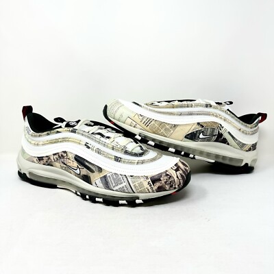 Nike Air Max 97 'Newspaper' #921826-108 - Men's Size 13 - Brand New