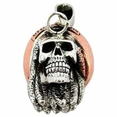 Sterling Silver Skull Bob Marley Pendants